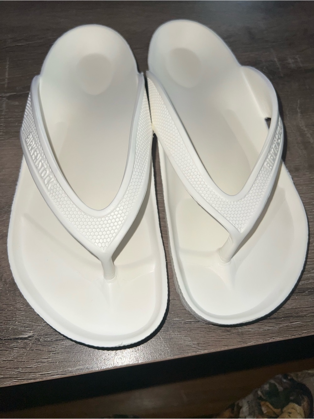 Birkenstock White Honolulu Eva Thong Sandals